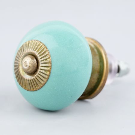 Solid Sea Green Knob