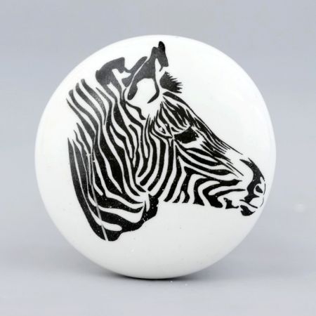 Zebra Face Kids Knob