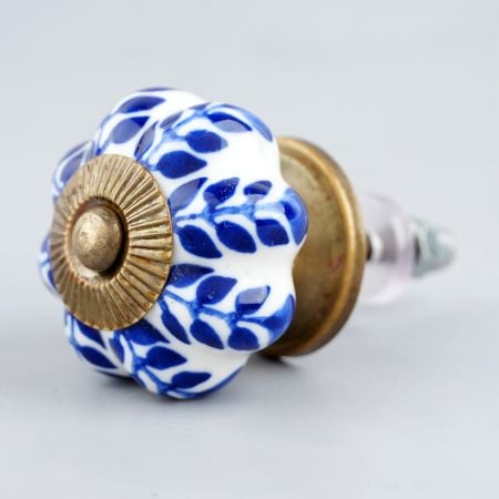 Blue Agapanthus Floral Knob