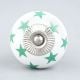 Sea Green Star Drawer Knob