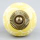 Yellow Flower Ceramic Dresser Knob