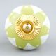 Lime Heart Ceramic Drawer Knob
