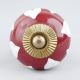 Cherry Floral Ceramic Knob