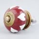 Cherry Floral Ceramic Knob