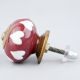 Cherry Floral Ceramic Knob