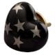 Silver Star Heart Ceramic Drawer Knob Online