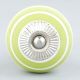 Lime Green White Knob