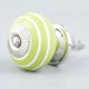 Lime Green White Knob