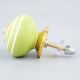 Lime Green White Knob