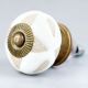 White Etched Ceramic Knob-30