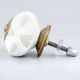 White Etched Ceramic Knob-30