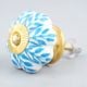 Turquoise Leaf Medium Knob