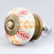 Red Leaf Ceramic Floral Dresser Knob Online