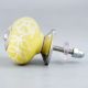 Yellow Leaf Ceramic Floral Drawer Knob Online