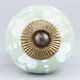 Sage Green White Hearted Ceramic Dresser Knobs Online
