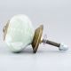 Sage Green White Hearted Ceramic Dresser Knobs Online