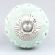 Sage Green And White Tiny Flower Ceramic Drawer Knob Online