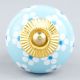 Turquoise Tiny Flowers Ceramic Knobs Online