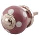 Purple Dotted Small Ceramic Knobs Online
