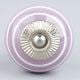 Purple Striped Small Ceramic Knobs