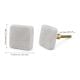 White Stone Square Cabinet Knobs Online-1 Piece