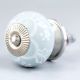 Sage Green Floral Knob