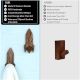 Wooden Adhesive Hot Air Balloon,Car And Rocket Shape Wall Hooks-Pack of 3