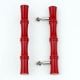 Red handmade Wooden Door Handles for Drawer-1 Piece (7 Inches)