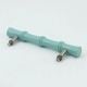 Turquoise handmade Wooden Door Handles for Drawer-1 Piece (7 Inches)