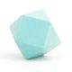 Turquoise Geometric Wooden Cabinet Knob