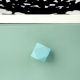 Turquoise Geometric Wooden Cabinet Knob