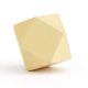 Cream Geometric Wooden Cabinet Knob