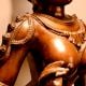 Handcrafted Brass Dancing Lady Statue – Traditional Indian Classical Art Home Decor Idol