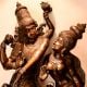 Handcrafted Brass Radha Krishna Dancing Statue – Antique Finish Spiritual Home Decor Idol