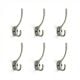 Antique Decorative Iron Hooks-6 Pieces