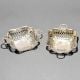 Vintage Mappin & Webb Ltd. Sterling Silver Pierced Baskets in Pair
