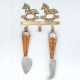 Running Two Horse Brass Wall Hook | Decorative Antique Finish Wall Hanger