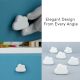 White Cloud Ceramic Knob