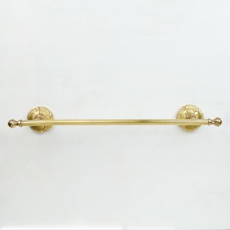 Regal Brass Wall Mount Single Towel Bar