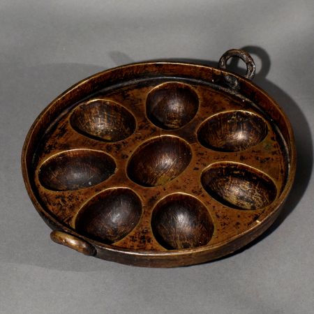 Vintage South Indian Brass Idli Making Pot for Collection