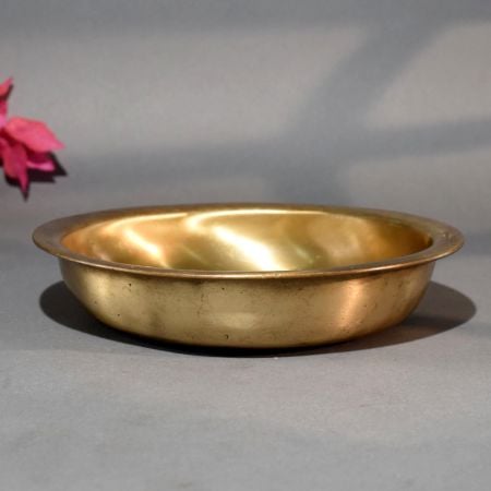 Handcrafted Vintage Brass Bowl from Himalayan Art