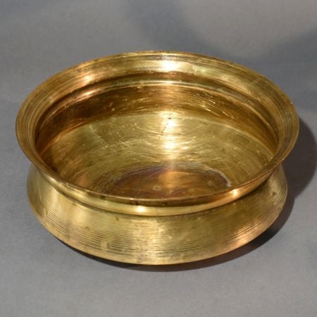 Traditional Brass Pot Planter with Antique Finish