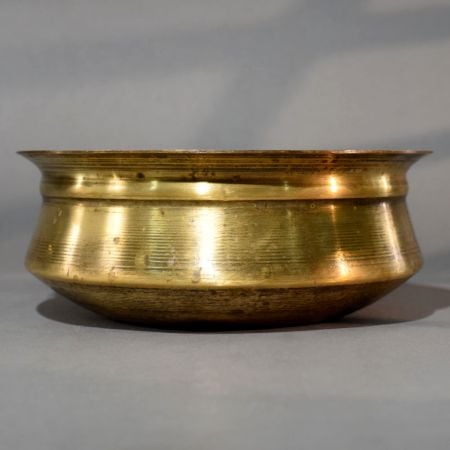 Traditional Brass Pot Planter with Antique Finish