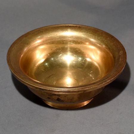 Traditional Brass Pot Bowl for God Bath Ritual