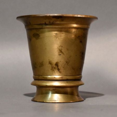 Classic Brass Drinking Cup Handcrafted Utility