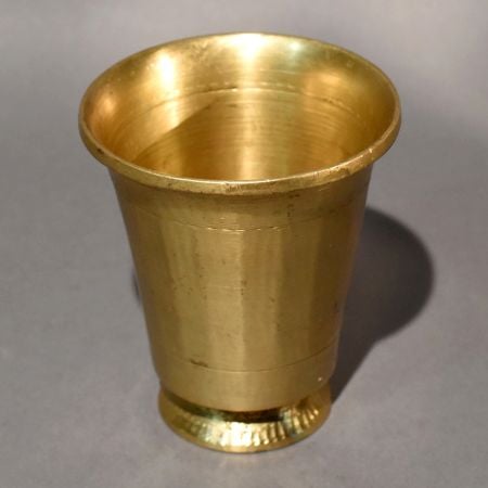Traditional Brass Tumbler Cup Handcrafted Finish