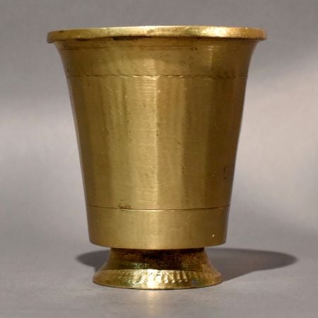 Traditional Brass Tumbler Cup Handcrafted Finish