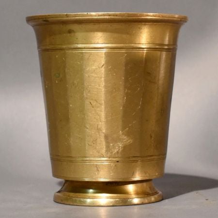 Classic Brass Pedestal Ritual Drinking Vessel