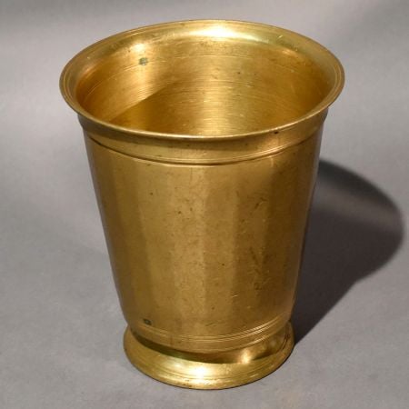 Traditional Pedestal Brass Pooja Tumbler