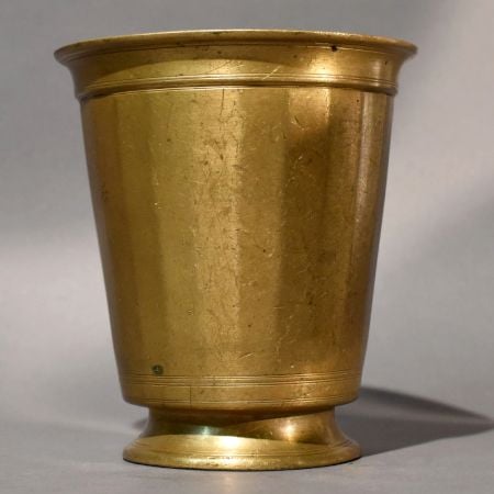 Traditional Pedestal Brass Pooja Tumbler